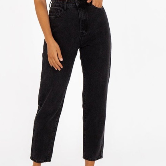 DISSH Denim - MARI MOM FADED BLACK DENIM JEAN